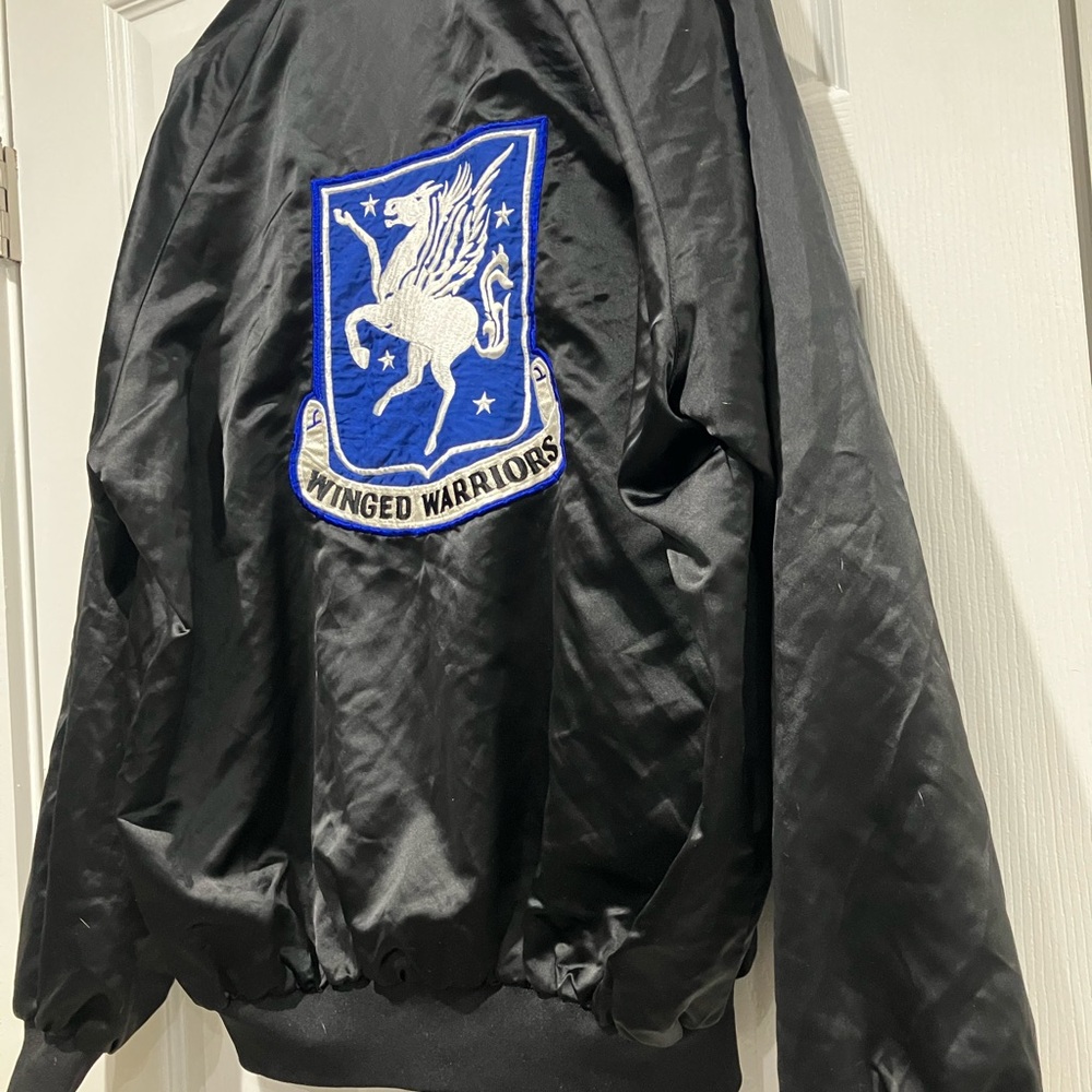 Vintage U.S. Army Winged Warriors 228th Aviation Regiment Jacket - Like New - XL